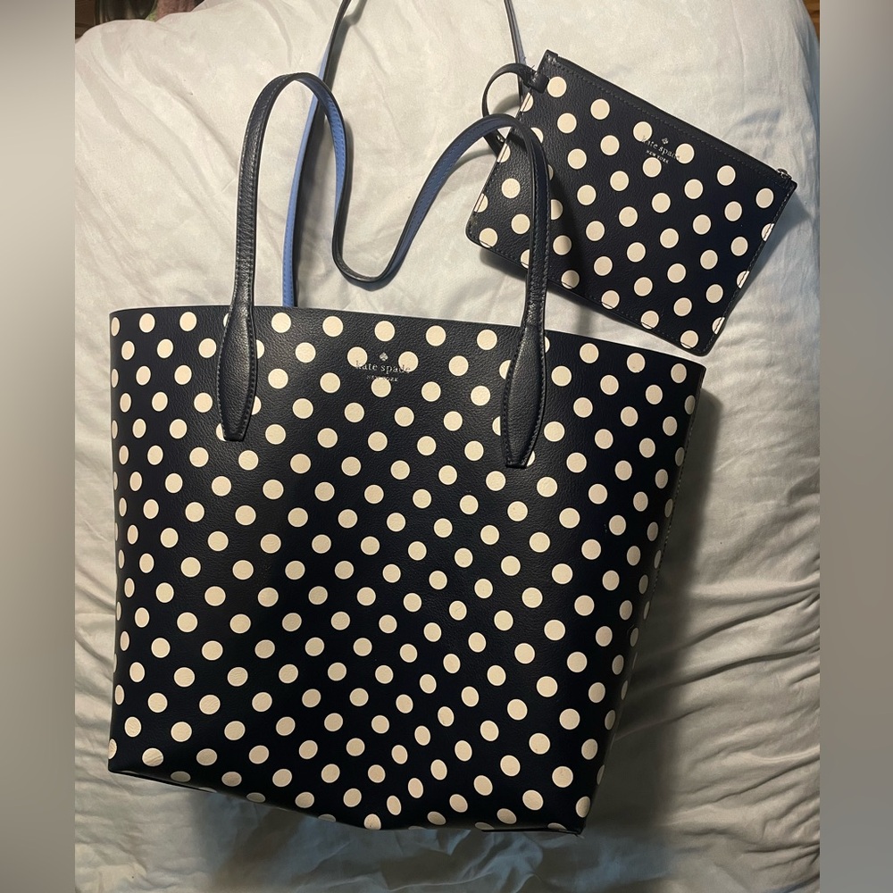 KATE SPADE POLKA DOT TOTE